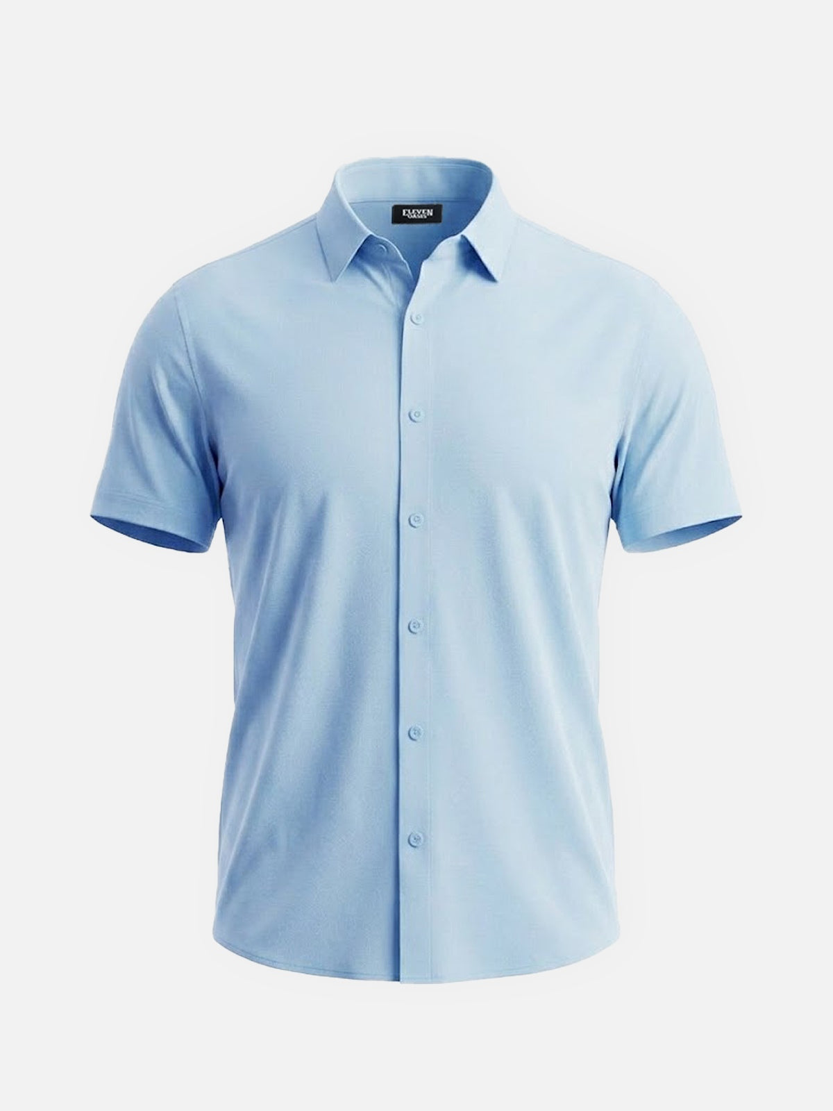 Men's Classic Stretch Slim Fit Short Sleeve Shirt ElevenOasis