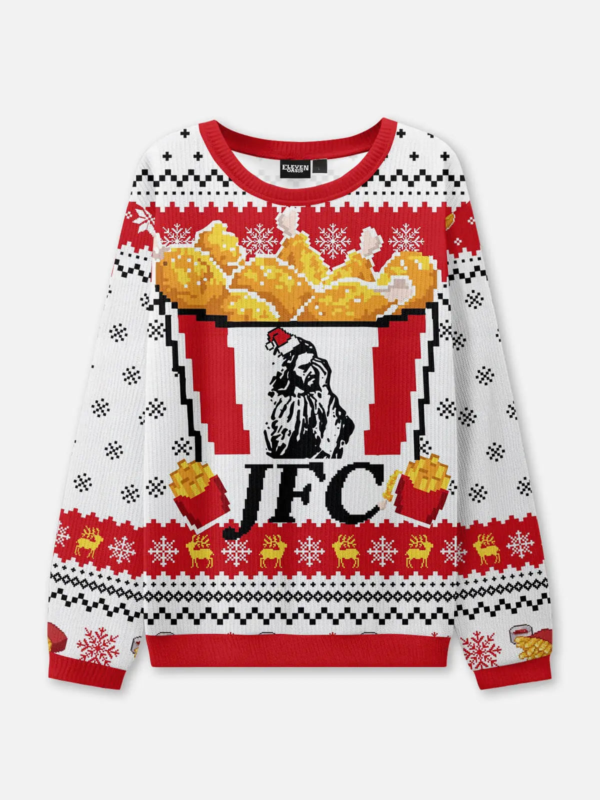 JFC Ugly Christmas Sweatshirt ElevenOasis