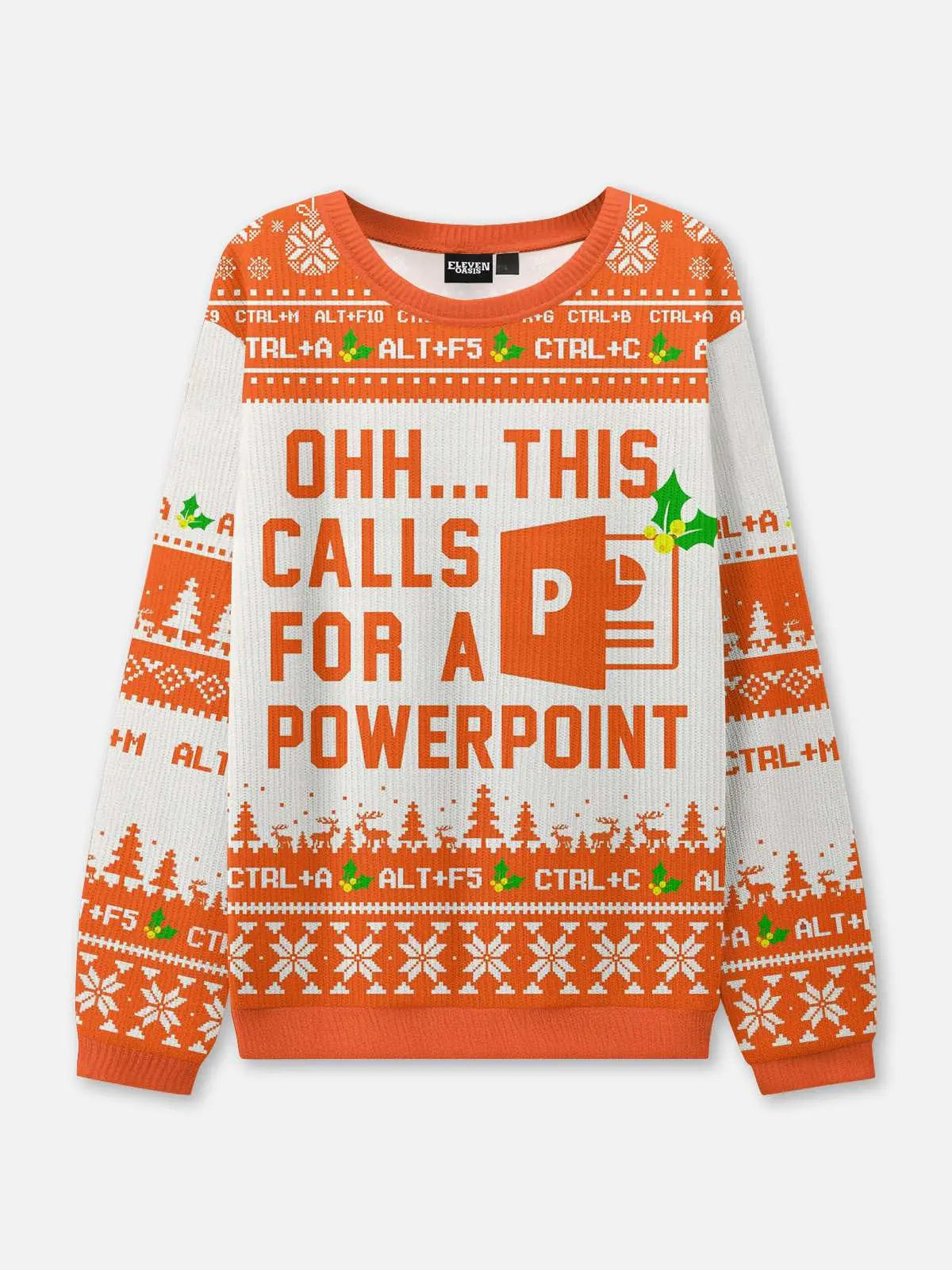 Ugly Christmas Sweater Spreadsheet Excel Spreadsheet Sweatshirt