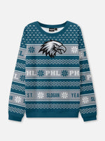 Custom Philadelphia Logo Football Sweatshirt Eleven Oasis