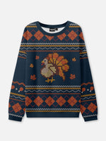 Thanksgiving Turkey Ugly Sweater ElevenOasis