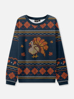 Thanksgiving Turkey Ugly Sweater ElevenOasis