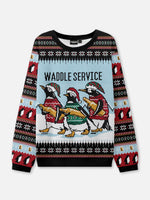 Waddle Service Ugly Christmas Sweater Eleven Oasis