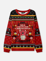 All I Want for Christmas Is a Demodog Ugly Christmas Sweater ElevenOasis
