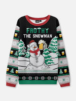Frothy the Snowman Ugly Christmas Sweater ElevenOasis