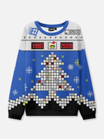 Ugly Christmas Sweater Minesweeper Tree Sweatshirt Eleven Oasis
