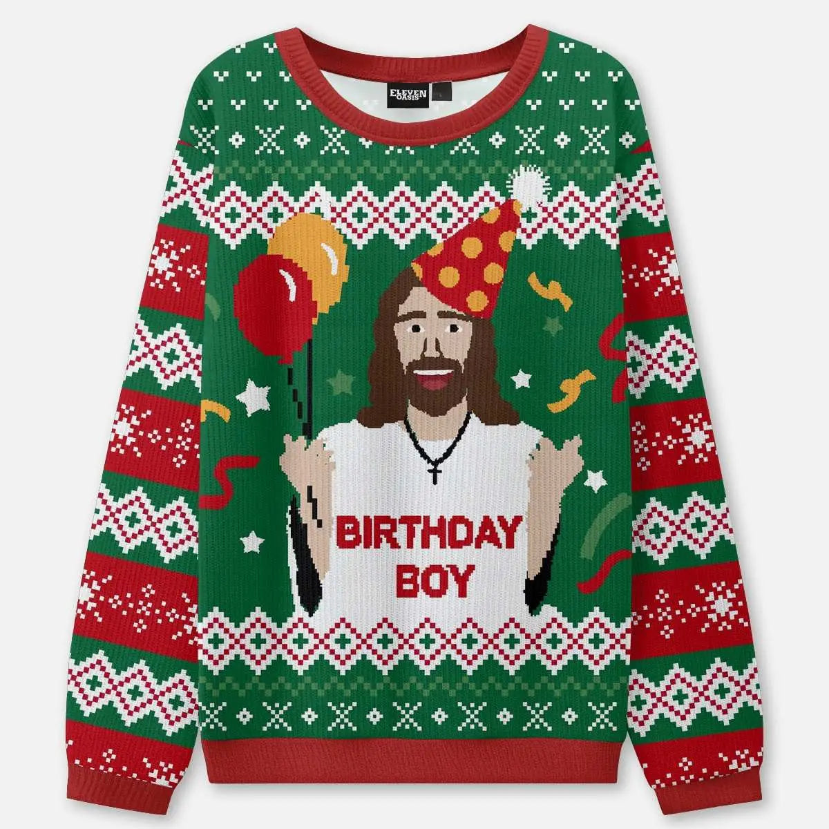 Birthday Boy Ugly Christmas Sweatshirt?
