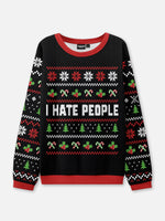 I Hate People Ugly Christmas Sweater Eleven Oasis