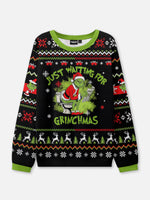 Just Waiting for Grinchmas Ugly Christmas Sweater Eleven Oasis