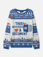 This Deserves a Document Ugly Christmas Sweater Eleven Oasis