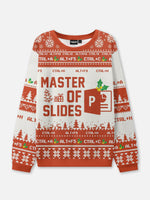 Ugly Christmas Sweater Microsoft Office Humor Sweatshirt ElevenOasis