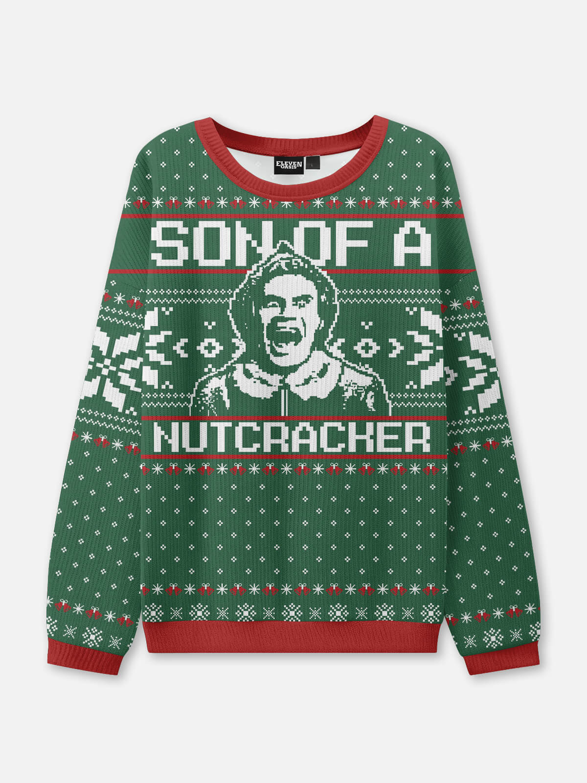 Ugly Christmas Sweater Son of a Nutcracker Sweatshirt ElevenOasis