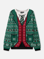 Christmas Suit Ugly Sweater ElevenOasis