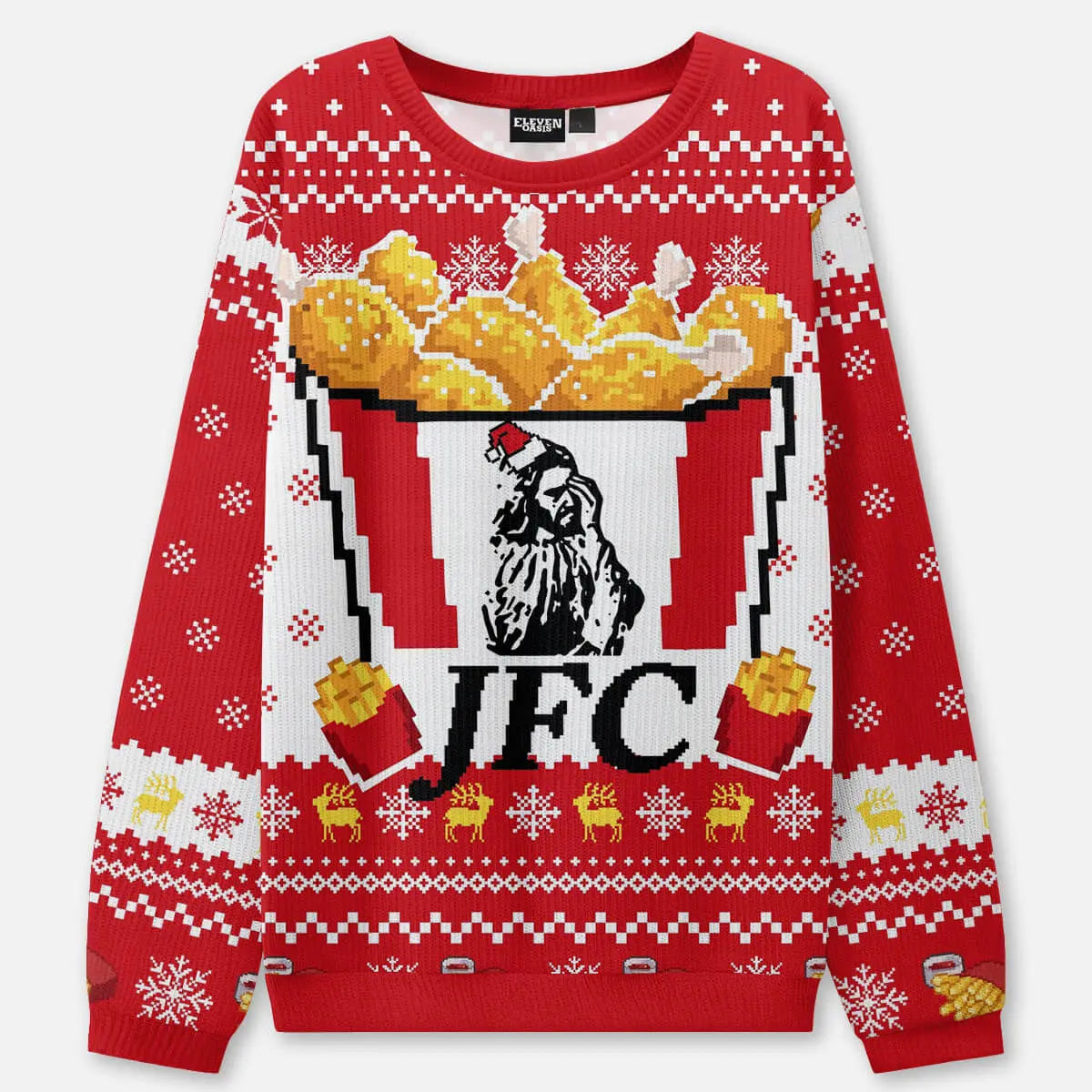 JFC Ugly Christmas Sweatshirt ElevenOasis