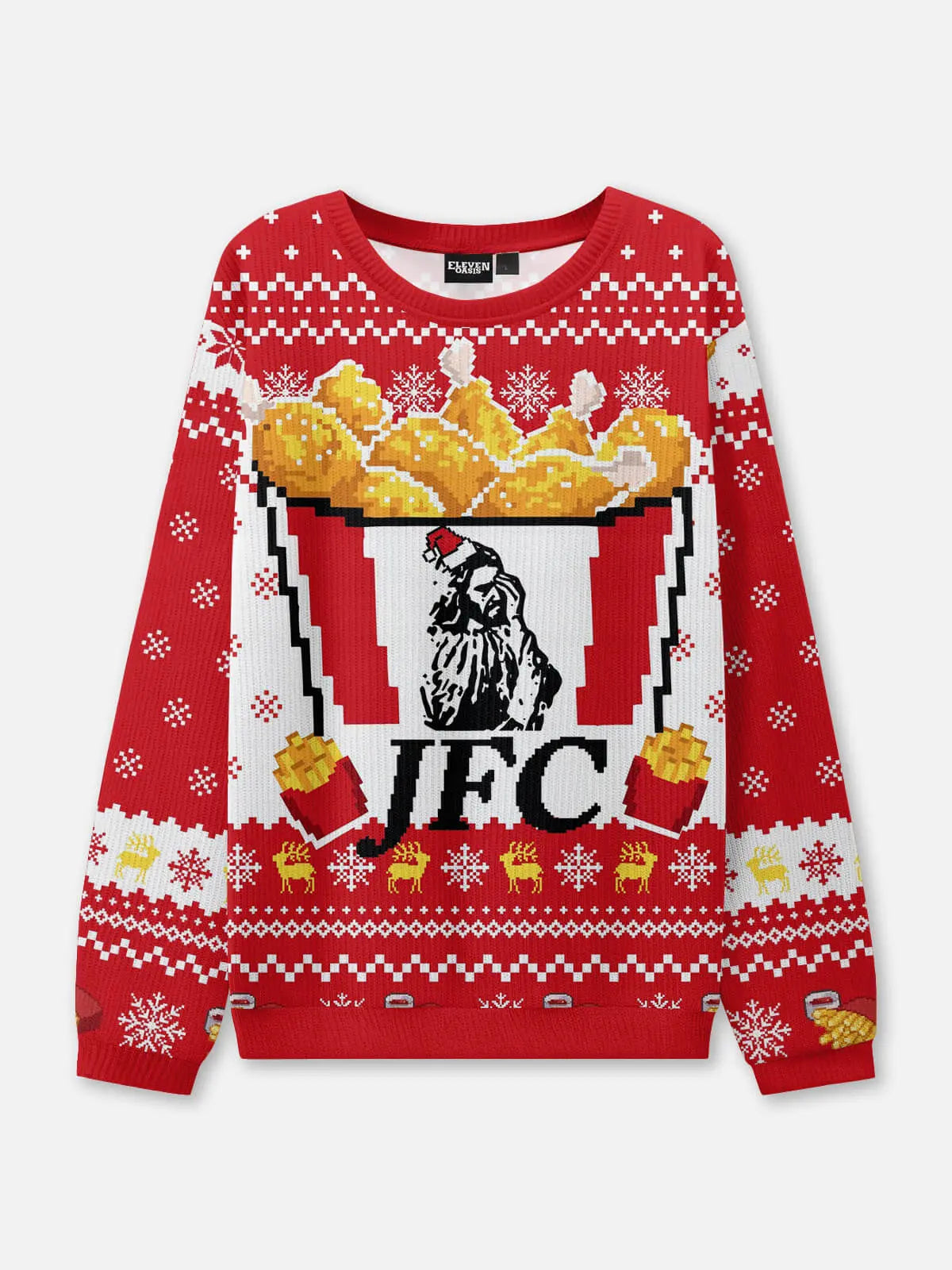JFC Ugly Christmas Sweatshirt ElevenOasis