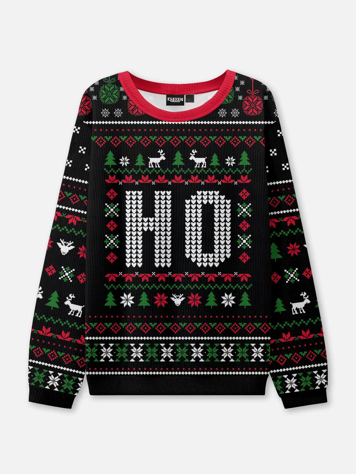 HO / Where's My HO At? Ugly Christmas Sweatshirt(Sold Individually) ElevenOasis