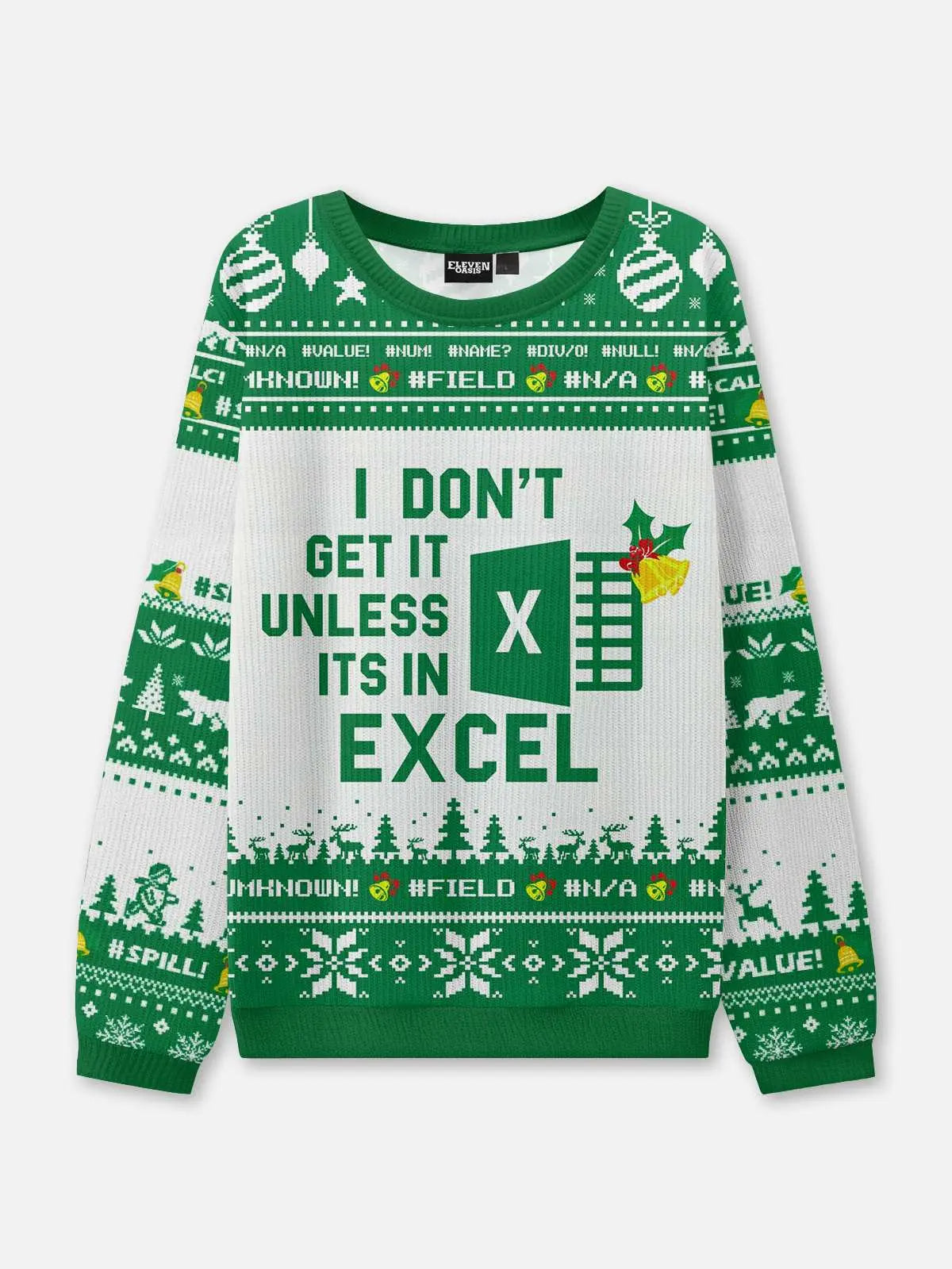 Excel-Only Understanding Ugly Christmas Sweatshirt