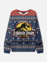 Ugly Christmas Sweater Jurassic Park Sweatshirt Eleven Oasis