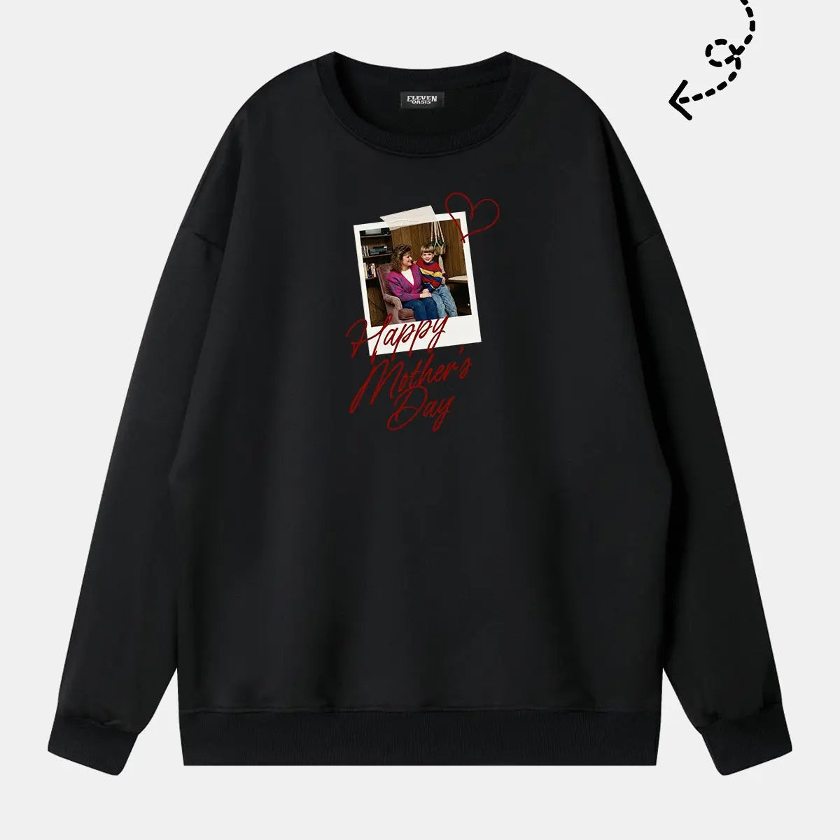 Custom Mother's Day Photo Sweatshirt Eleven Oasis