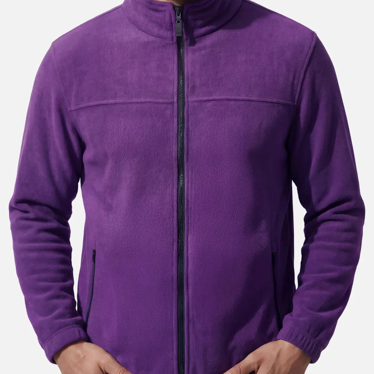 Men's Classic Fleece Zip-Up Jacket ElevenOasis