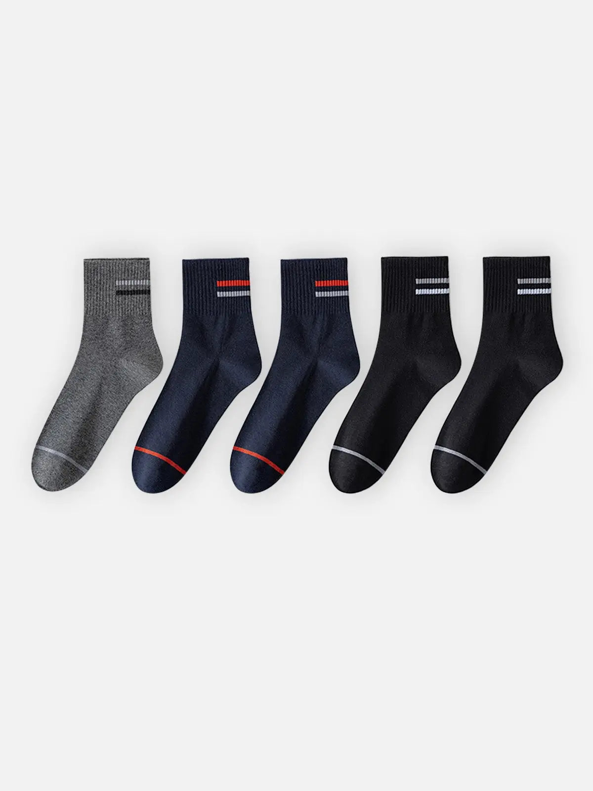 Men's All-Season Crew Socks 5-Pack Eleven Oasis