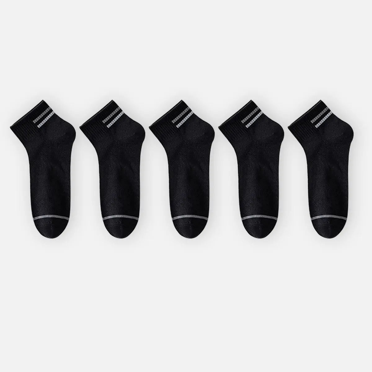 Men's Breathable Lightweight Ankle Socks 5-Pack Eleven Oasis