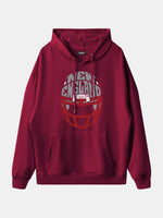 New England Football Helmet Graphic Hoodie Eleven Oasis