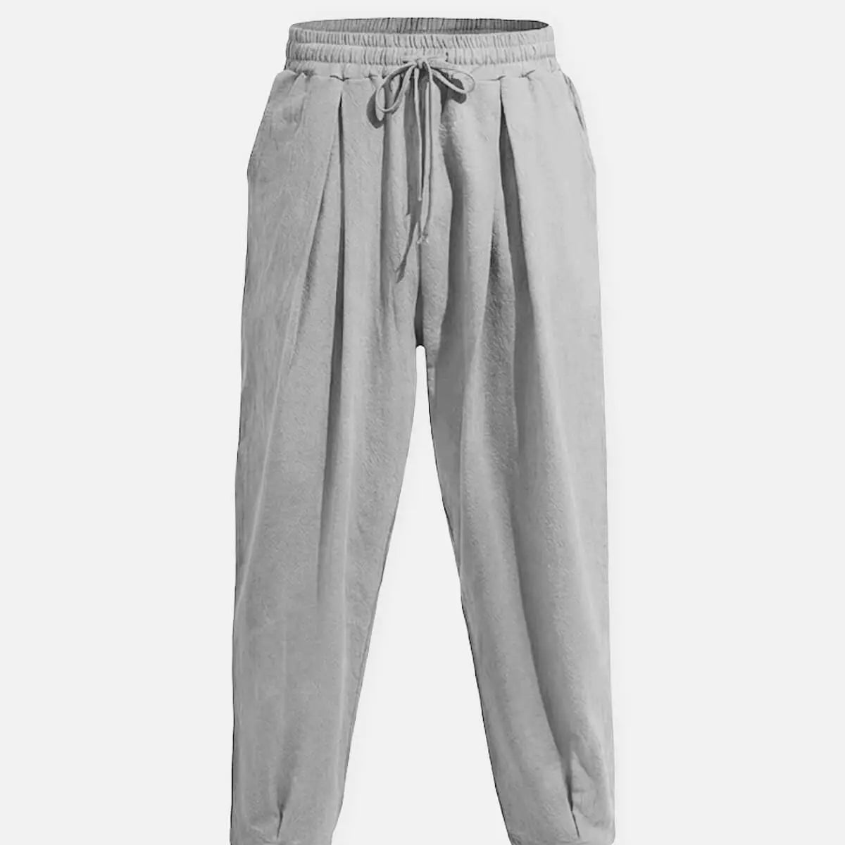 Men's Linen Blend Drawstring Pants Eleven Oasis