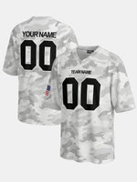 Men's Custom Camo American Football Jersey Top Eleven Oasis