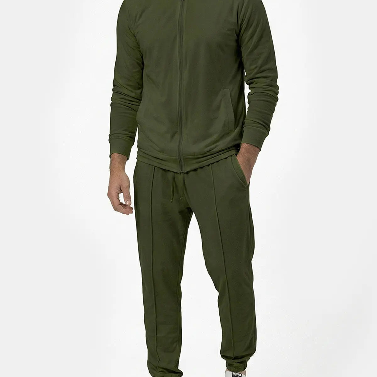 Men's Casual Zip-Up Tracksuit Set Eleven Oasis