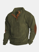 Men's Corduroy-Style Pullover Sweater Eleven Oasis