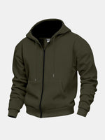 Men's Classic Everyday Zip-Up Hoodie ElevenOasis