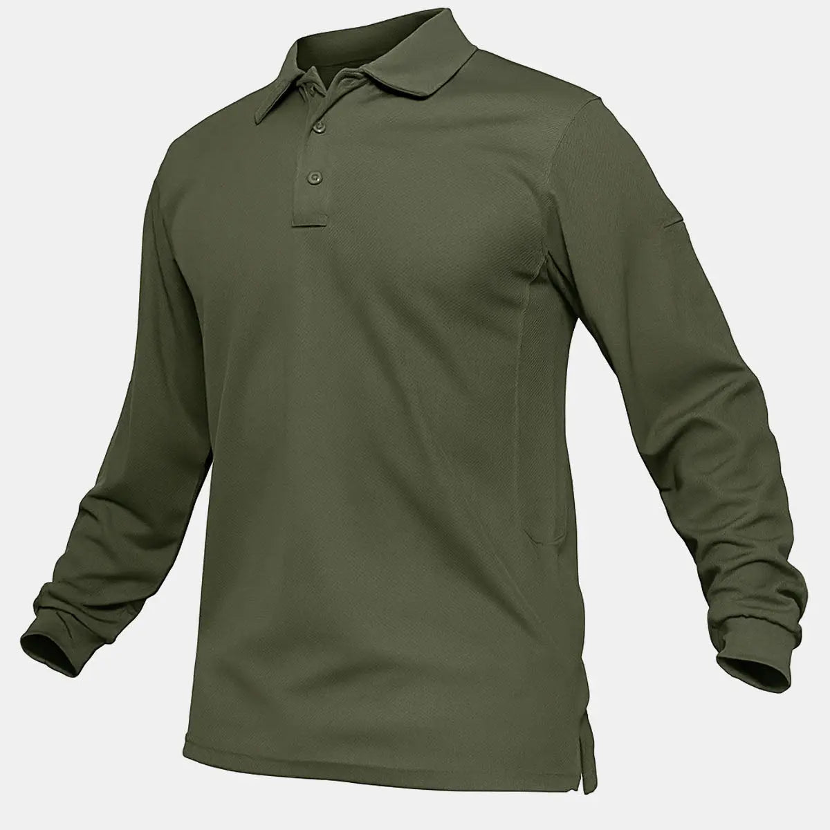 Men's Performance Polo Long Sleeve Shirt ElevenOasis