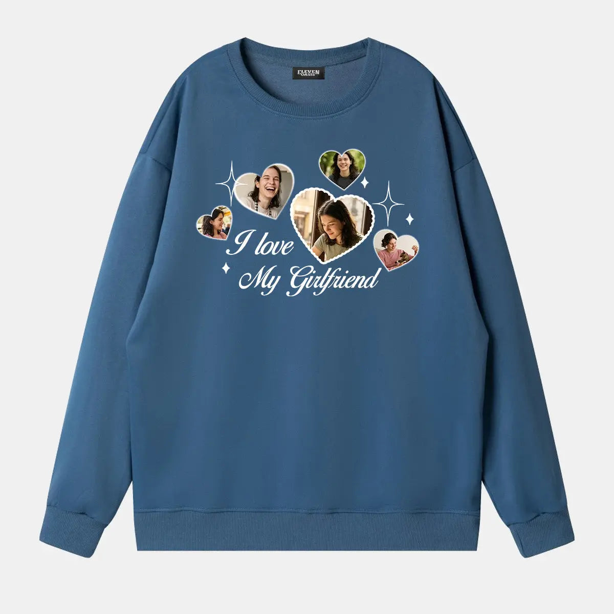 Custom Love Photo Sweatshirt Eleven Oasis
