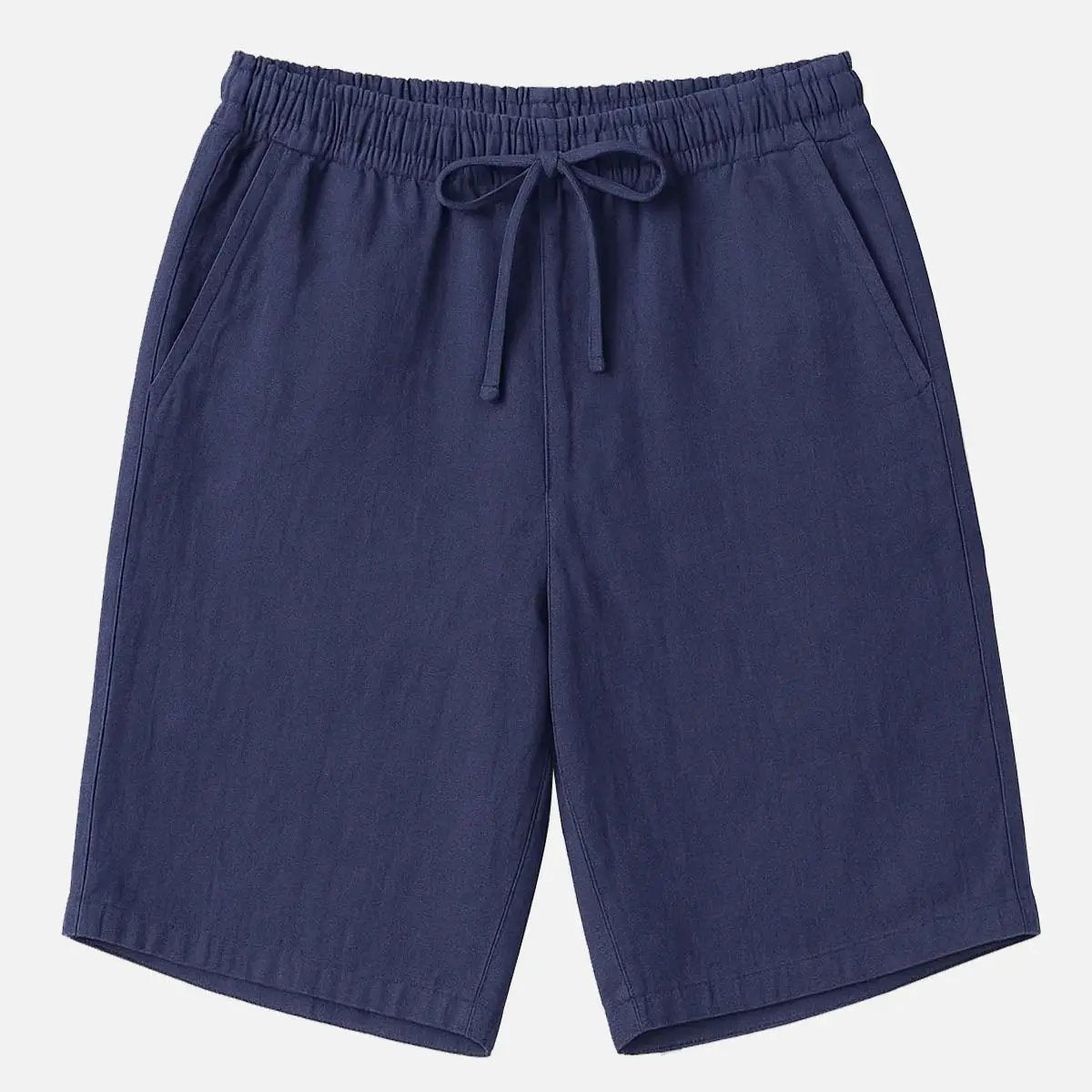 Men's Linen Blend Elastic Waist Shorts Eleven Oasis