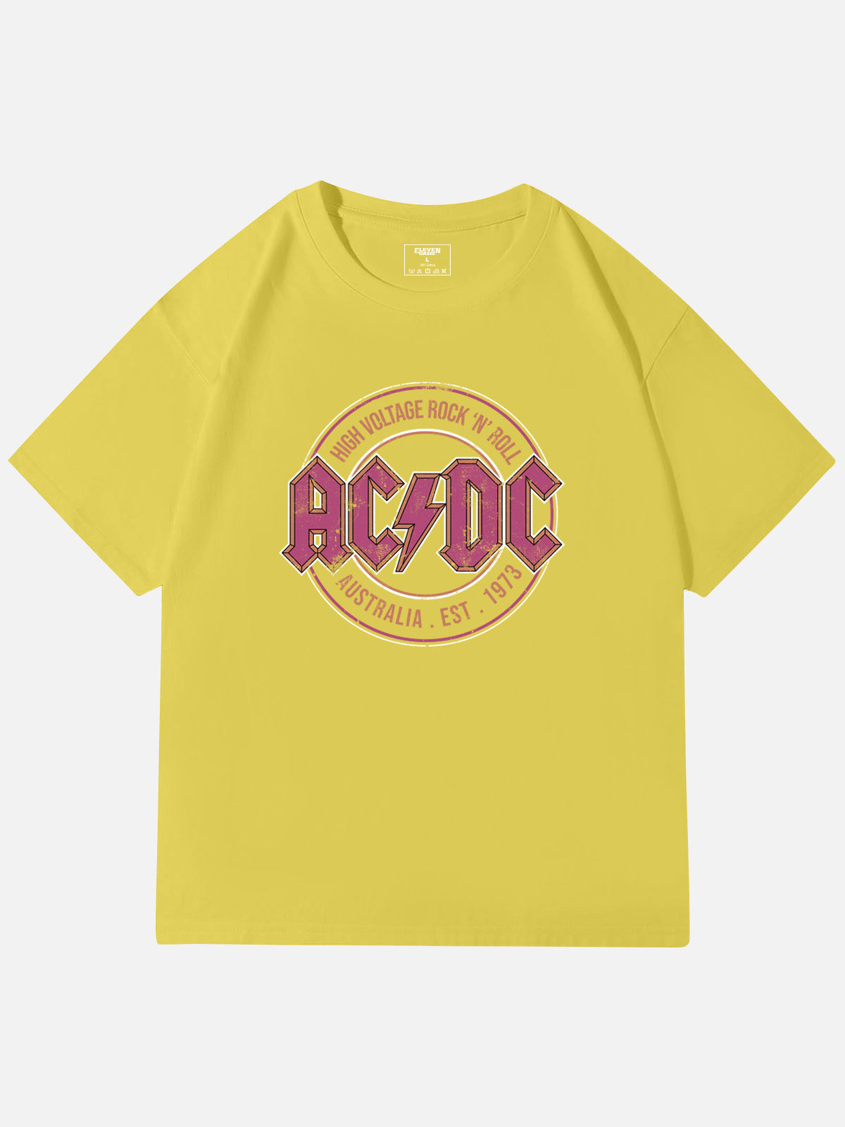 AC/DC High Voltage Vintage Band Cotton T-Shirt Eleven Oasis