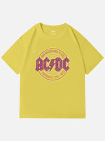 AC/DC High Voltage Vintage Band Cotton T-Shirt ElevenOasis