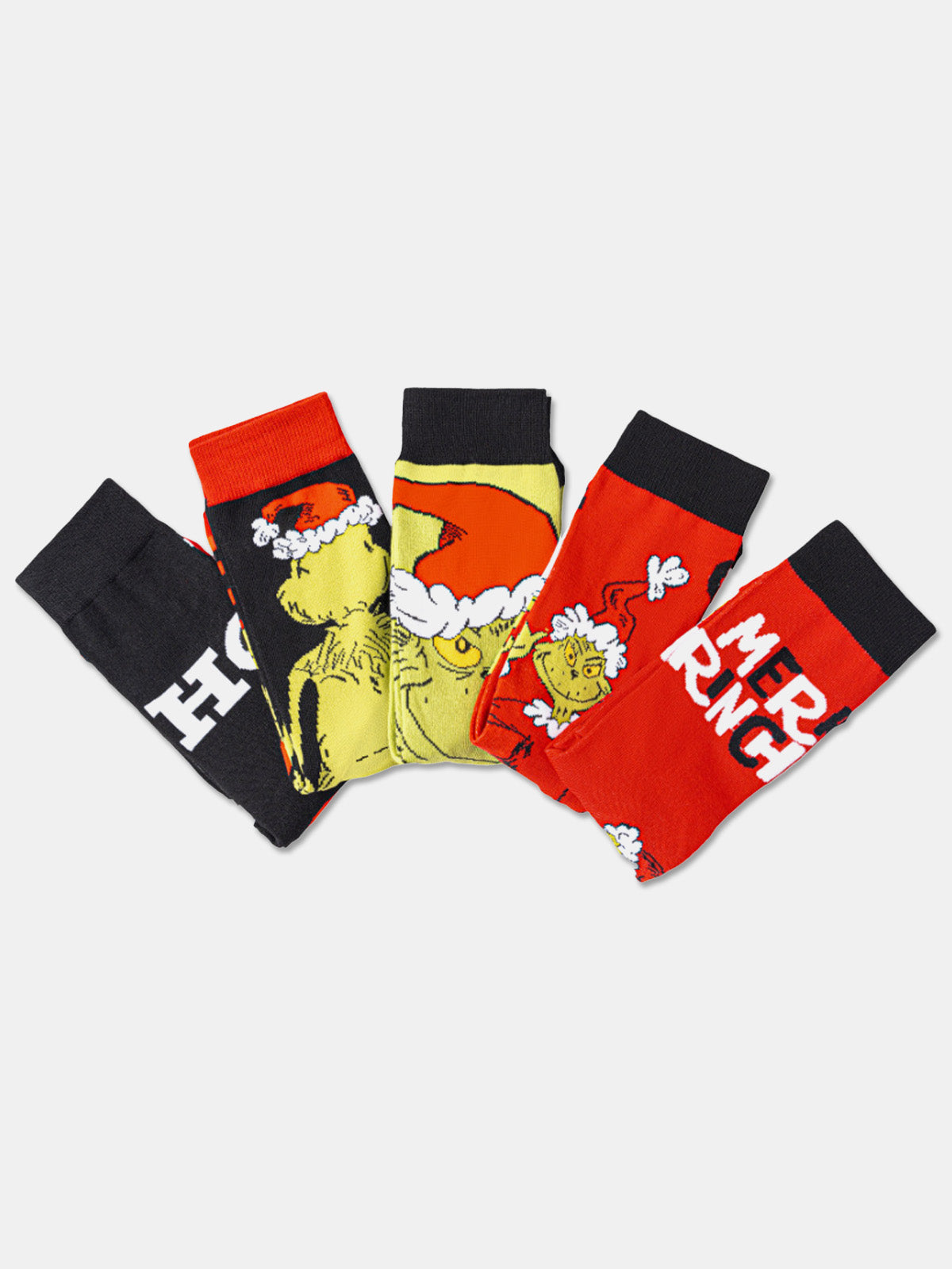 Classic Grinch Christmas Novelty Socks ElevenOasis