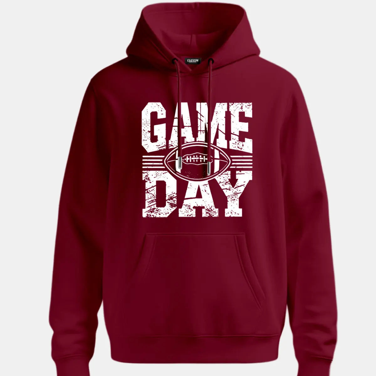 Game Day Football Graphic Hoodie Eleven Oasis