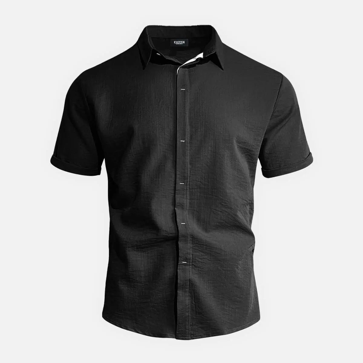 Men's Lightweight Cotton-Linen Button Shirt Eleven Oasis