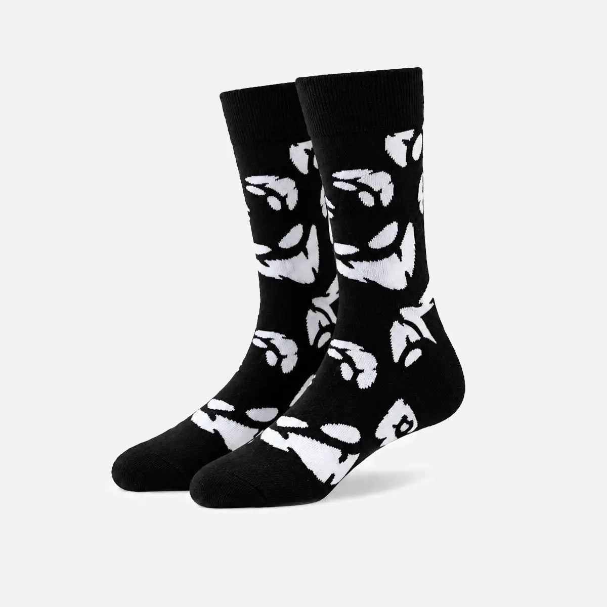 Men's Creepy Halloween Novelty Crew Socks
