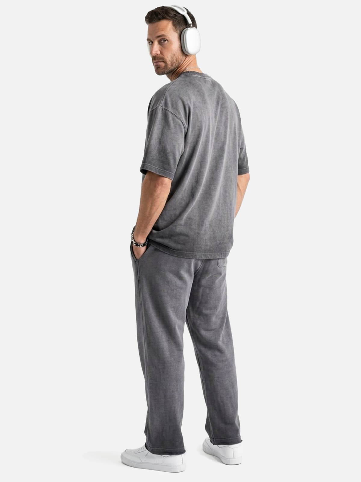 Men's Washed Gradient Drawstring Lounge Pants Eleven Oasis