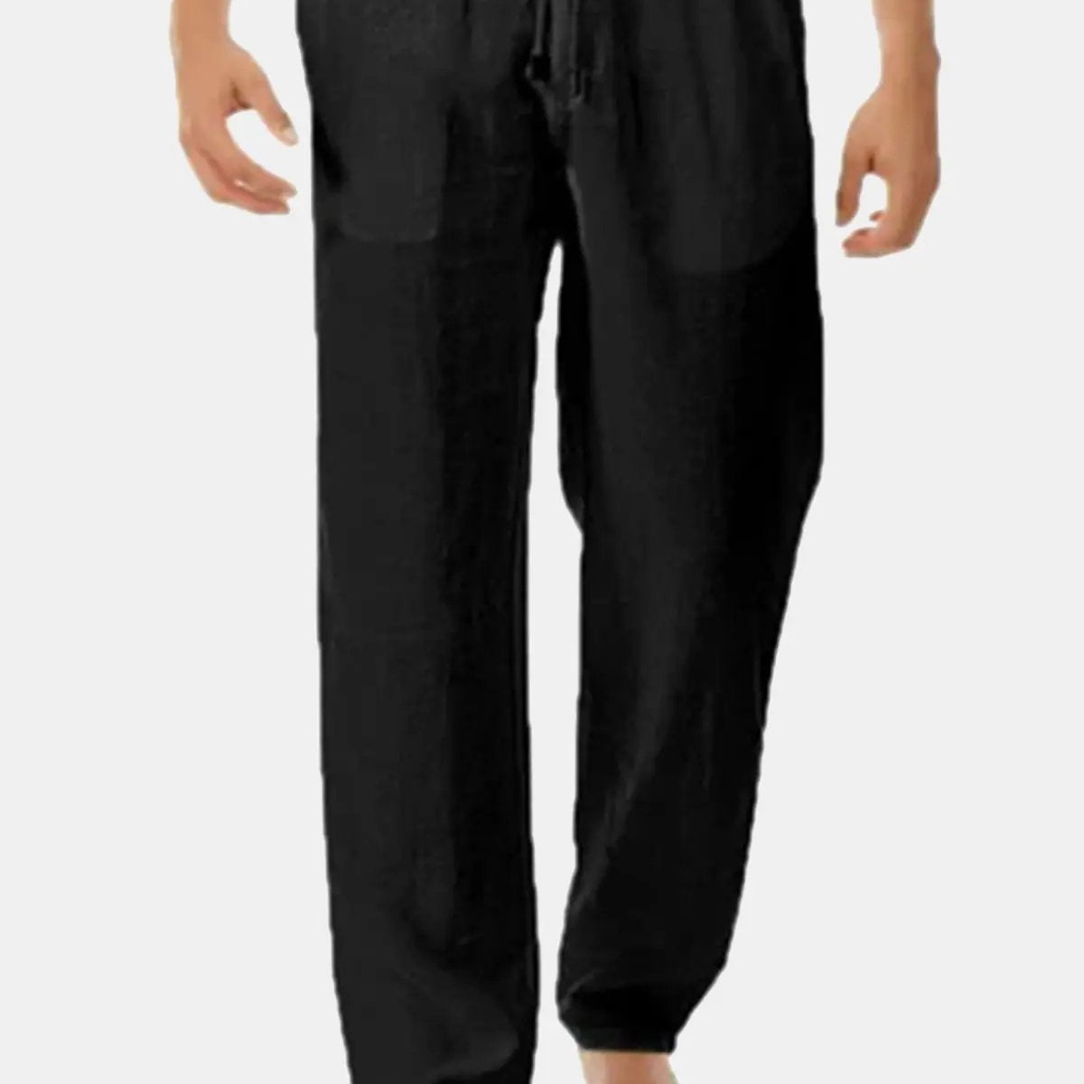 Men's Printed Solid Color Casual Long Pants ElevenOasis