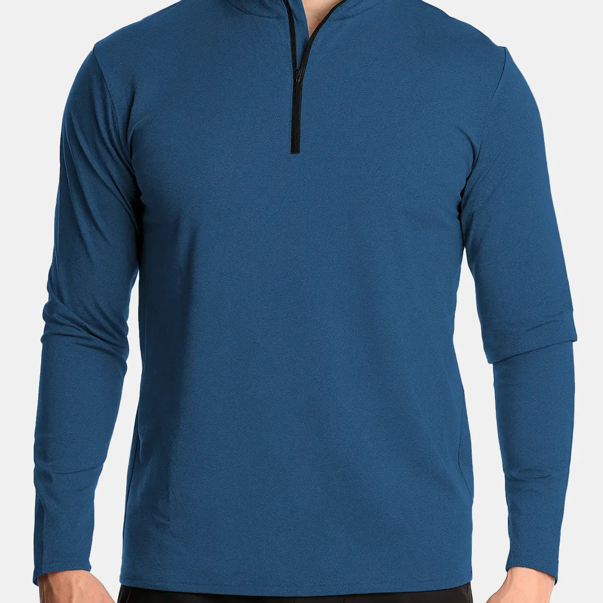 Men's Slim Fit Half-Zip Performance Long Sleeve Shirt Eleven Oasis