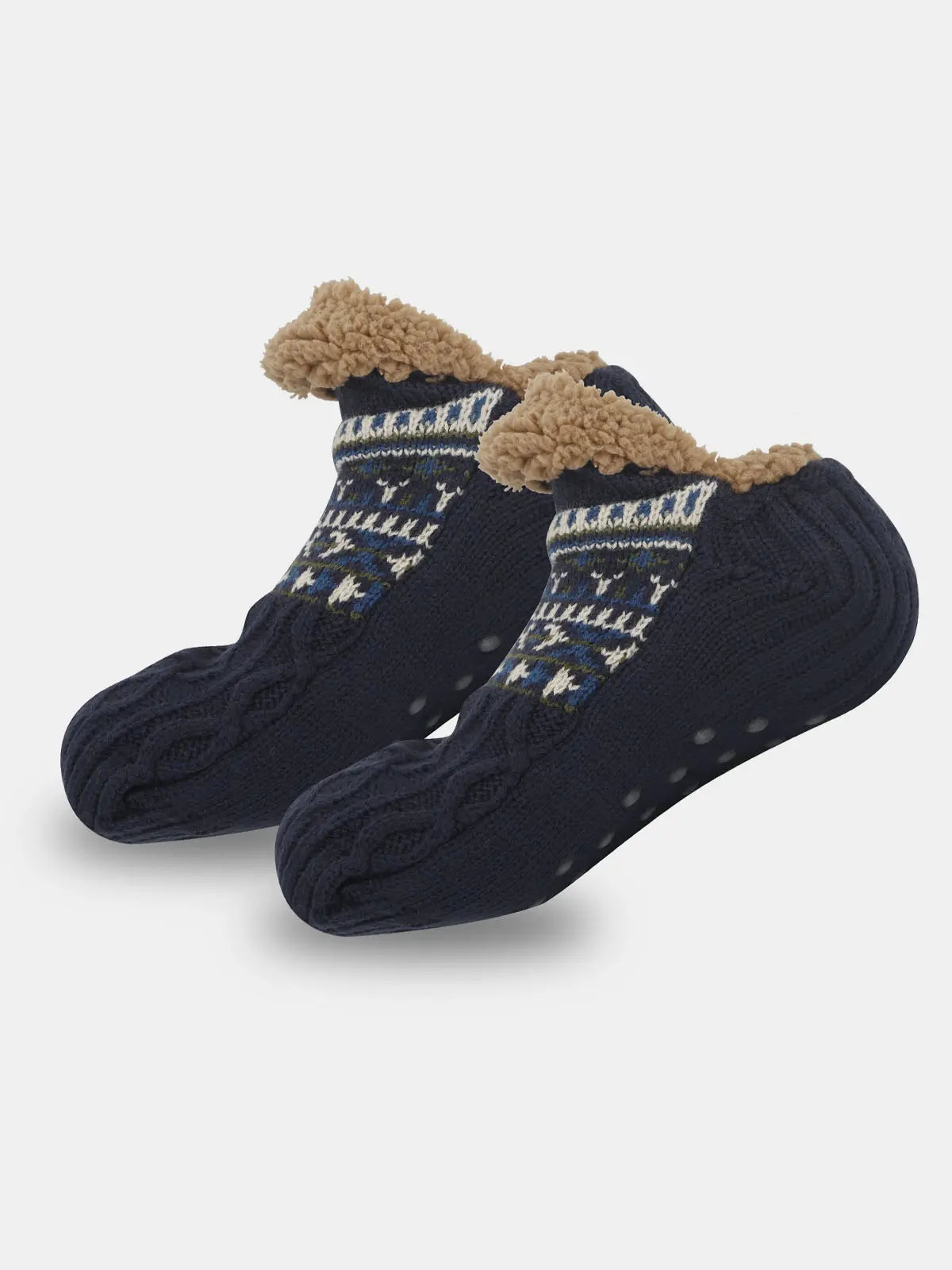 Cable Knit Indoor Slipper Socks Eleven Oasis