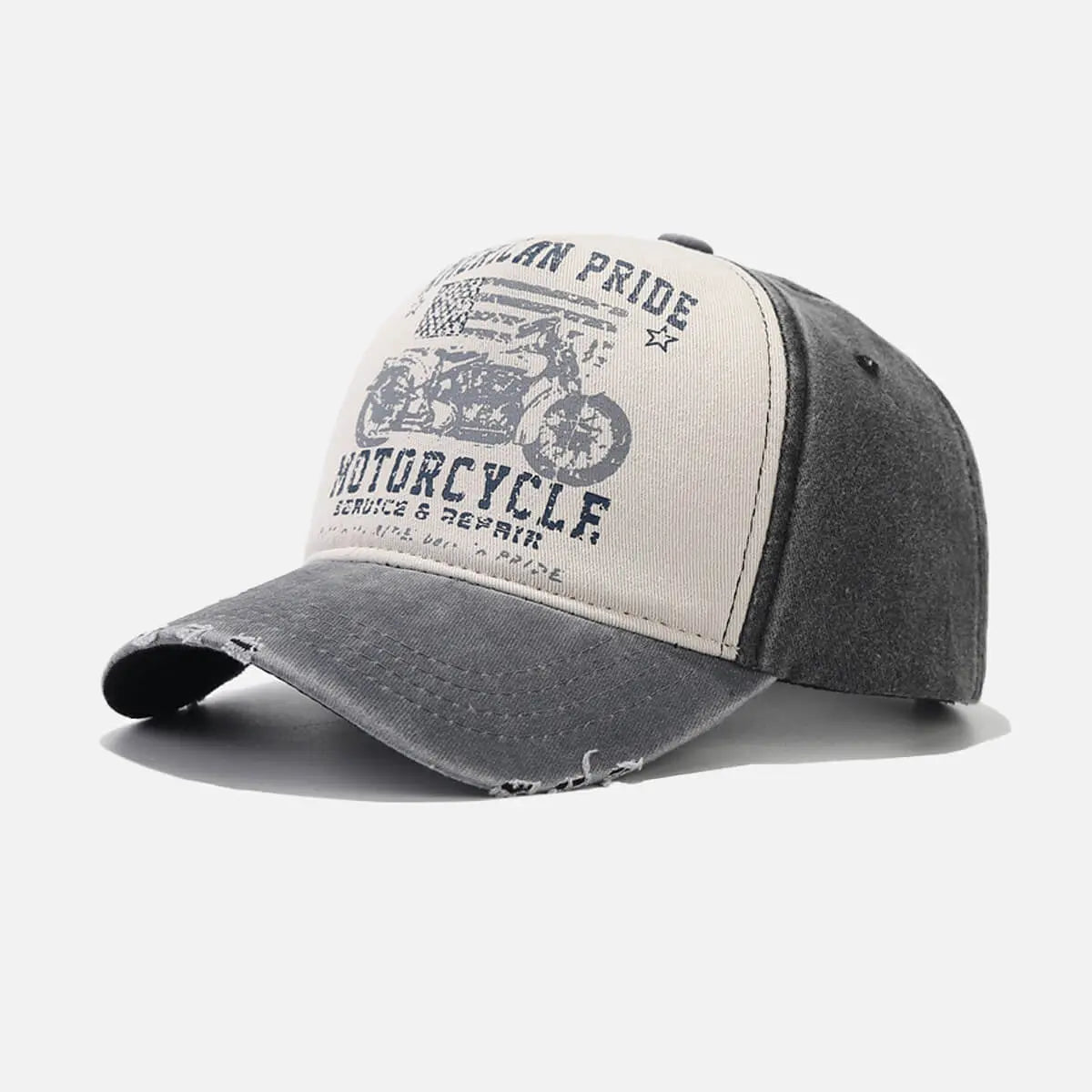 Vintage American Pride Motorcycle Baseball Cap Eleven Oasis