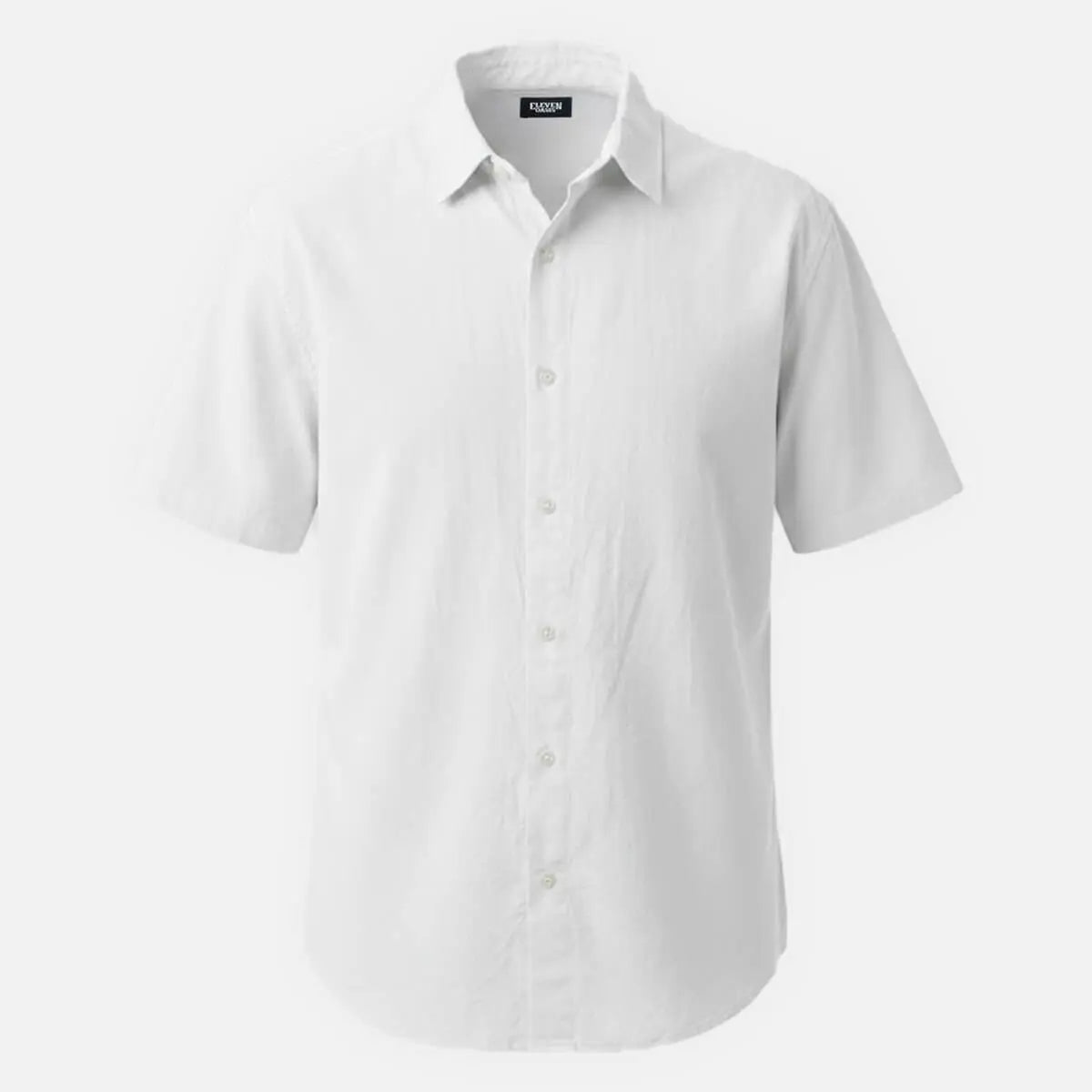 Men's Everyday Linen-Blend Short Sleeve Shirt Eleven Oasis