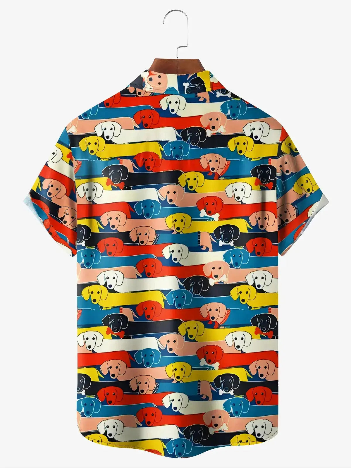Men's Dachshunds Sausage Dogs Short Sleeve Casual ShirtMens short sleeve shirts Big and tall Mens shirts Short sleeve shirts for men Mens 4xl shirts Casual short sleeve shirts