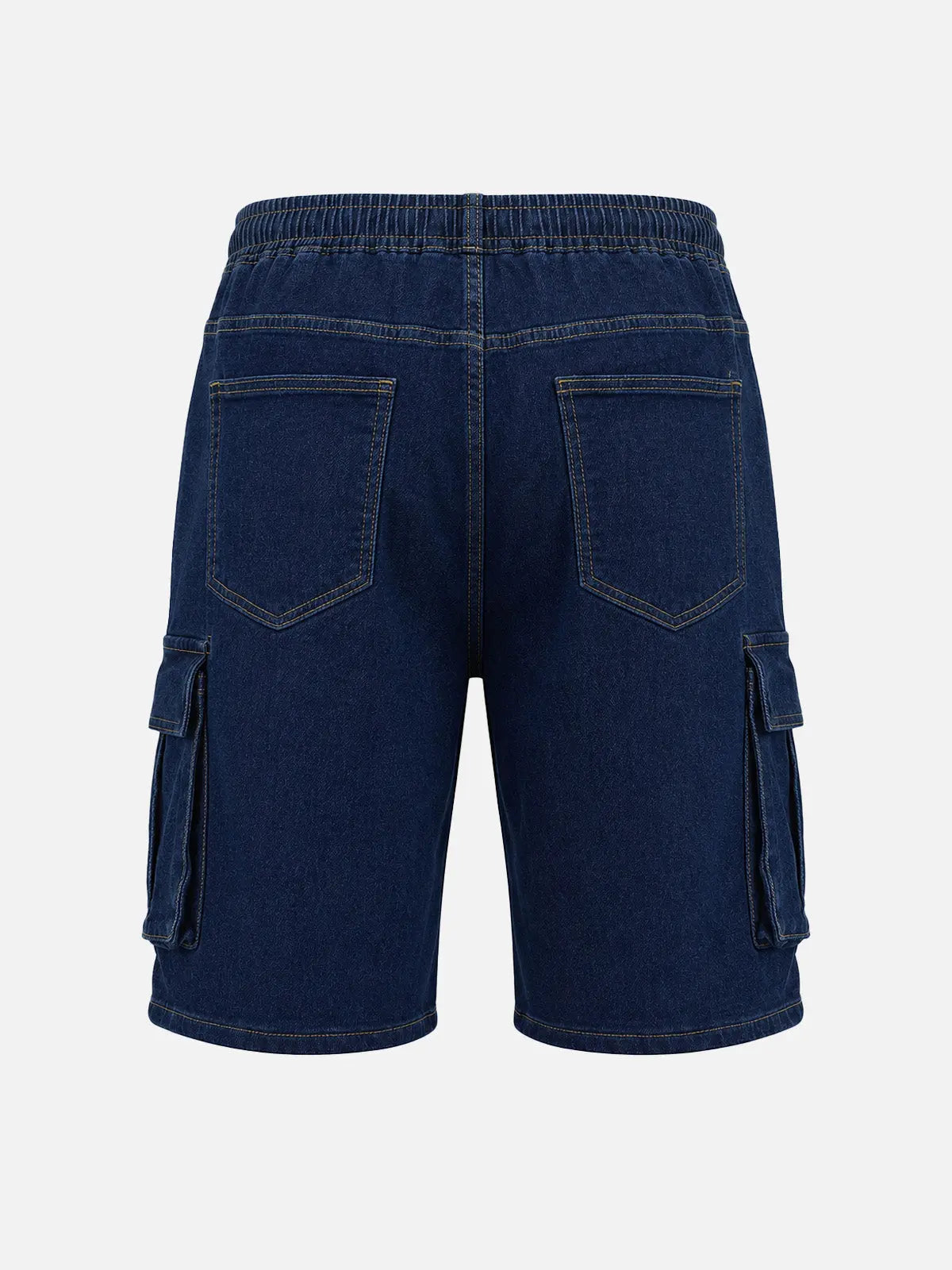 Men's Stretch Cotton Drawstring Cargo Denim Shorts Eleven Oasis