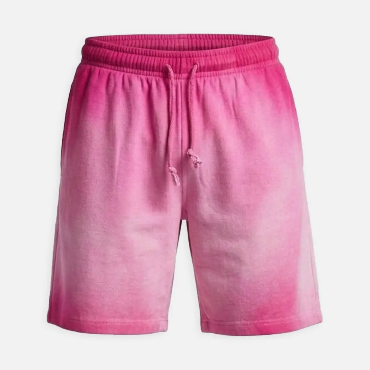 Men's Washed Gradient Drawstring Shorts